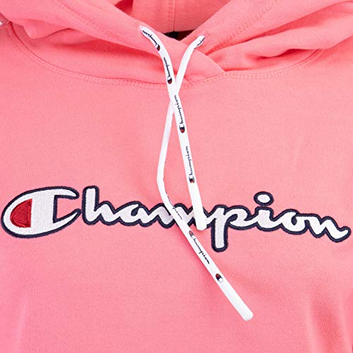 Champion Logo - Sudadera con capucha para mujer rosa M