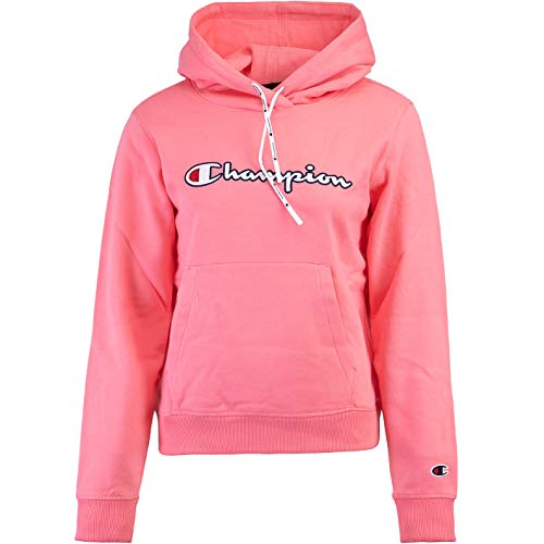 Champion Logo - Sudadera con capucha para mujer rosa M