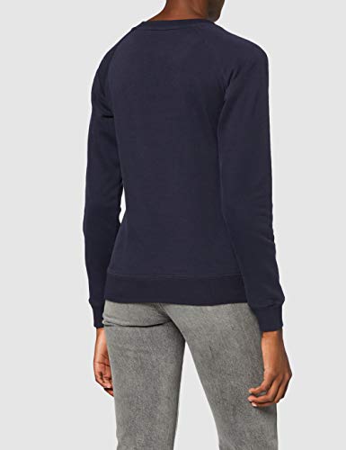 Champion Mujer - Sudadera Classic Logo - Azul, XL