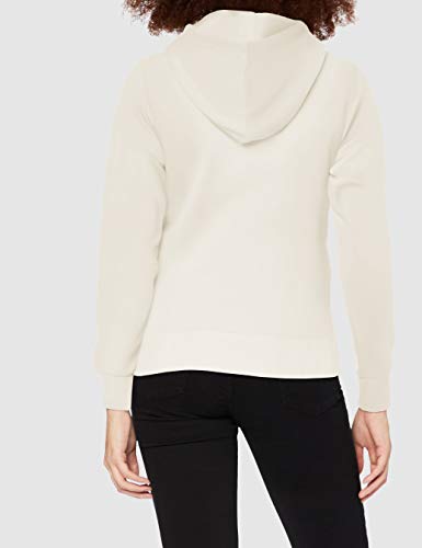 Champion Mujer - Sudadera con Capucha Classic C-Logo Allover - Ecru, S