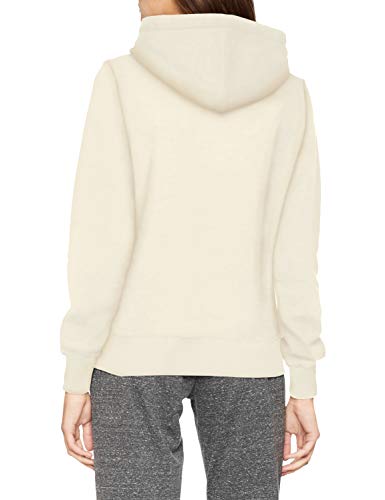 Champion Mujer - Sudadera con Capucha Classic C-Logo Allover - Ecru, S
