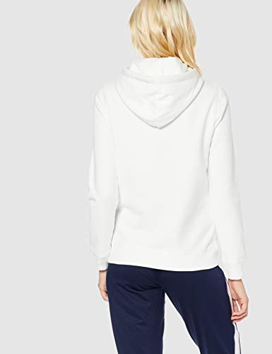 Champion Mujer - Sudadera con Capucha Classic Logo - Blanco, S
