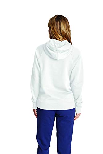 Champion Women's Powerblend Hoodie, White, X Large