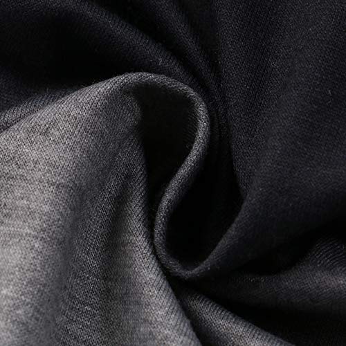 Chándal Completo de Hombre 2 Piezas Conjunto Ropa Chandal de Hombre Sudadera Cárdigan de Manga Larga con Capucha y Bolsillos + Pantalones Largos Casual Deportivo Primavera Otoño (Gris, XXL)