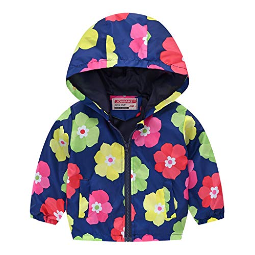 Chaqueta con Capucha NiñOs NiñAs Dibujos Animados De Camuflaje De Manga Larga Abrigo Chaqueta A Prueba De Viento Mantener Caliente Chaqueta Deportiva Aire Libre OtoñO(Rosa Caliente,12-18 meses/90)