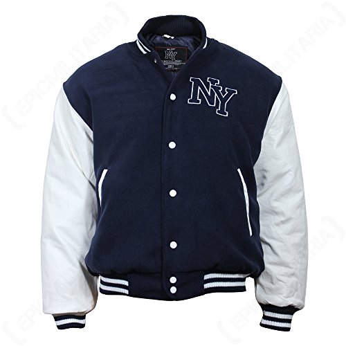 Chaqueta de béisbol vintage. azul marino S