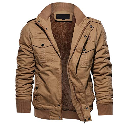 Chaqueta Invierno Hombre Táctico Ropa de Moto Manga Larga Chaqueta Militar Gran tamaño Transpirable Abrigo Jacket Parka Pullover Coat Caliente riou