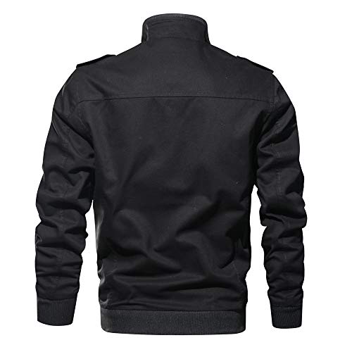 Chaqueta Invierno Hombre Táctico Ropa de Moto Manga Larga Chaqueta Militar Gran tamaño Transpirable Abrigo Jacket Parka Pullover Coat Caliente riou