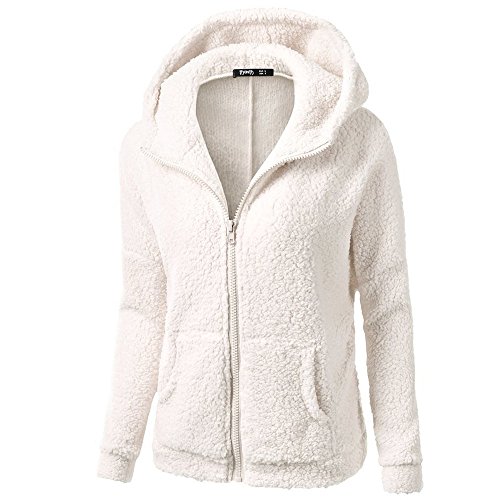 Chaqueta Mujer Invierno Rebajas Abrigos de Mujer Tallas Grandes Parkas Mujer Suelta Jersey de Caliente y Esponjoso Ropa Remata Otoño Abrigo Cálido Sudadera con Capucha Suéter S-5XL vpass