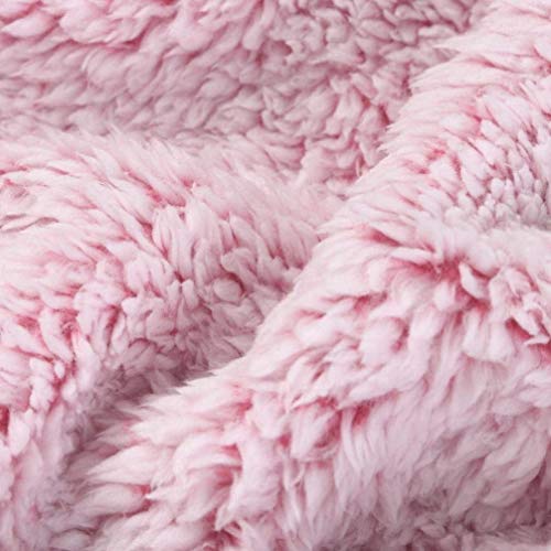 Chaquetas Mujer Otoño Invierno Elegantes Termica Polares Chalecos De Piel Casuales Modernas Casual con Cremallera Sin Mangas Fashion Piel Sintética Outerwear Mujer Chaleco (Color : Rosa, Size : SG)