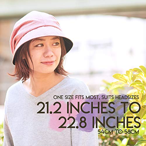 CHARM Casualbox | Damas Sombrero para El Sol Sombrero Orgánico Algodón Japonés Diseño Suave UV Protección Marino