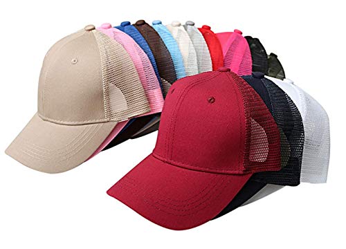 CheChury Gorra de Béisbol Casual Hats Hip-Hop Sombrero para Mujer Tenis Deporte Golf Verano Tejido de Transpirable Ajustable al Aire Libre