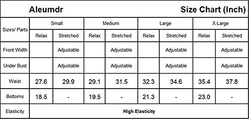 CheChury Mujer Conjuntos De Bikini Cuello Hálter Push up Trajes de Baño de Tres Piezas con Bañador Natacion Shorts Tangas Retorcido Bikini para Damas