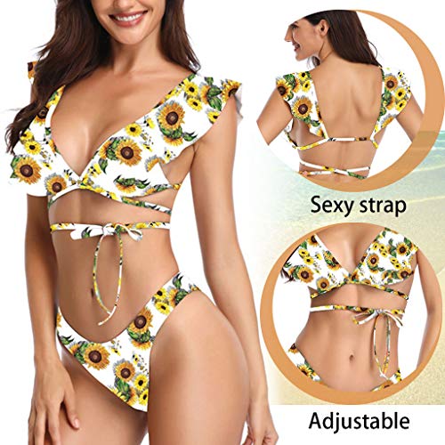 CheChury Mujer Sexy Conjunto De Bikini 2021 Verano Sexy Push Up Ropa De Playa Bikini de Triángulo Bikini Mujer Acolchado Traje de baño Mujer Conjunto De Bikini