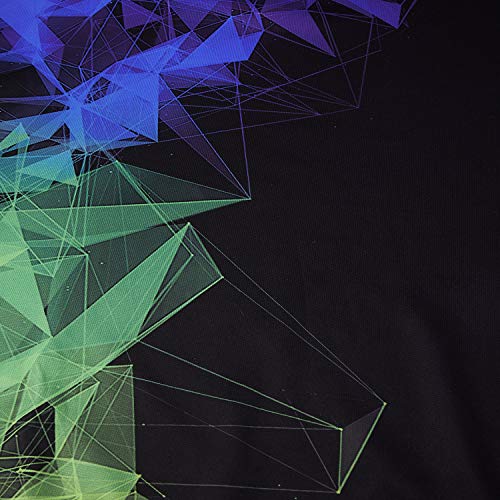 chicolife Unisex Realista 3D Impreso Athletic Pullover Sudaderas con geometría para Hombres Mujeres