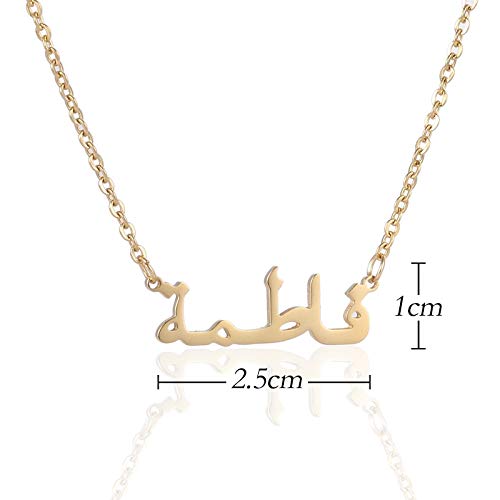 CHIY-GBC Allah Colgante Collares Musulmanes joyería Oro árabe Nombre Collar para Las Mujeres