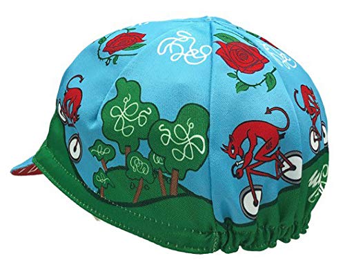 Cinelli Gorra de Ciclismo Unisex Massimo Giacon, Unisex, Gorra de Ciclismo, GICAP2, Diavolo Rosso, Talla única
