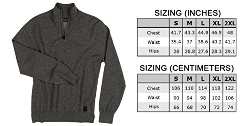 Citizen Cashmere Pullover (Hombre) - 100% Cachemira (Gris Oscuro, S) (42 105-09-01)