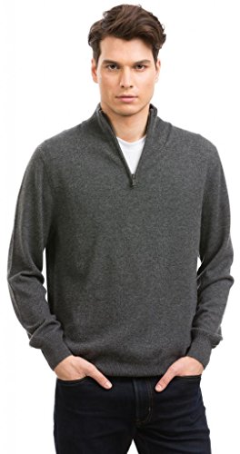 Citizen Cashmere Pullover (Hombre) - 100% Cachemira (Gris Oscuro, S) (42 105-09-01)