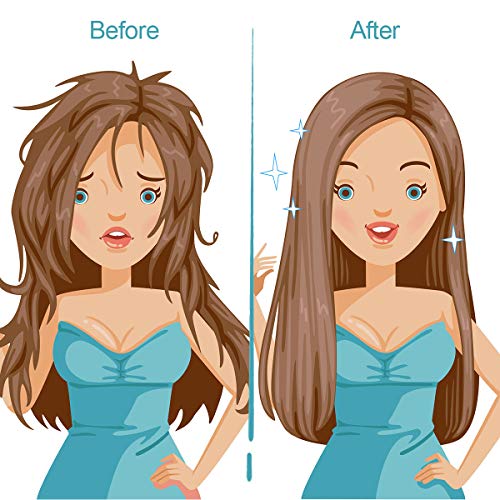 Ckeyin Plancha De Pelo Profesional, Plancha De Pelo, Placa Calefactora Más Ancha, Plancha De Pelo Con Pantalla Lcd, Herramienta De Peinado Ptc, Blanco