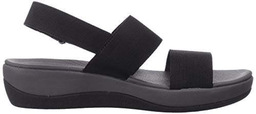 Clarks Arla Jacory, Sandalias de Talón Abierto Mujer, Negro (Black-), 36 EU