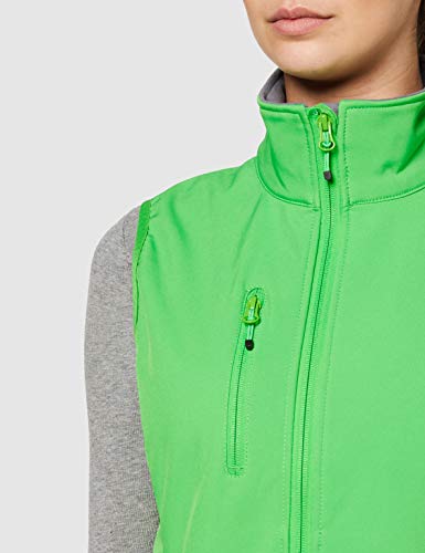 CLIQUE Ladies Softshell Vest Gilet Chaleco, Verde (Apple Green), L para Mujer