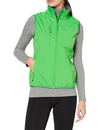 CLIQUE Ladies Softshell Vest Gilet Chaleco, Verde (Apple Green), L para Mujer