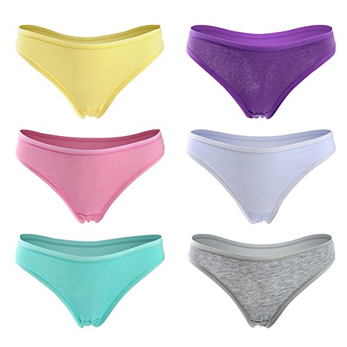 Closecret Tanga Simple y Confortable para Mujer (Set of 7) (S(Cintura: 66cm))