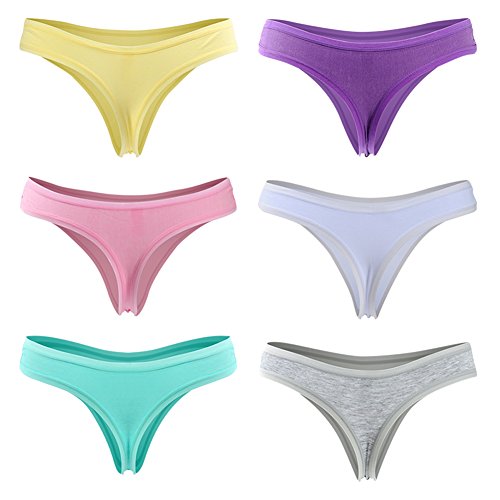 Closecret Tanga Simple y Confortable para Mujer (Set of 7) (S(Cintura: 66cm))