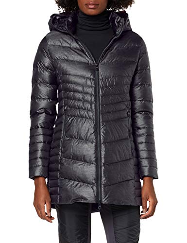 CMP Daunen Mantel Chaqueta, Mujer, Negro (Nero Melange), 38
