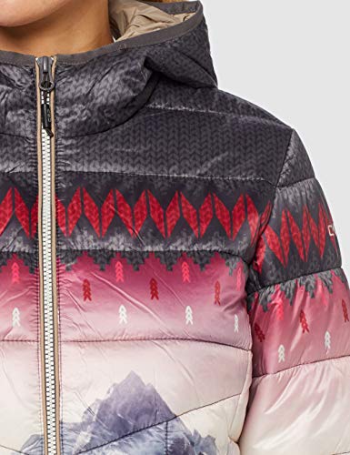 CMP Isolationsjacke Chaqueta, Mujer, Arabica-Granita-Rock, 38