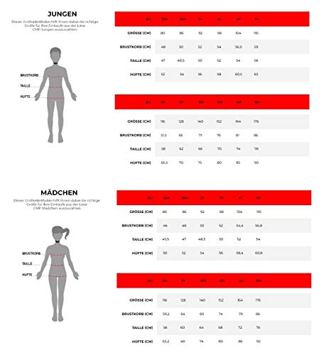 CMP Prenda, Conjunto Interior Térmico Unisex, Negro, 152