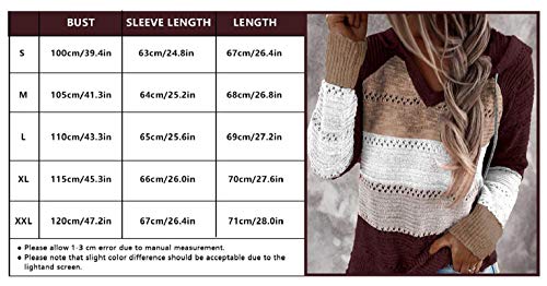 CMTOP Mujer Sudadera con Capucha Manga Larga Jerséis Sueltos Sudadera Otoño Invierno Mujer Chándal Caliente Suéter