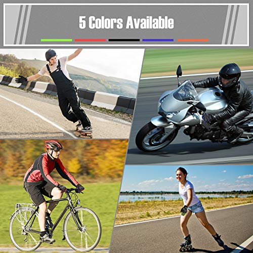 COFIT Guantes de Motos, Guantes de Pantalla Táctil Full Touch para Carreras de Motos, MTB, Escalada, Senderismo y Otros Deportes al Aire Libre - Negro L