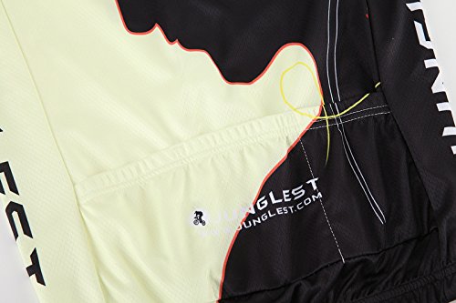 (Cojín 3D)(traje tamaño:M) larga rendimiento para sudo chaleco ropa manga ciclismo mujer maillot transpirable Moda los de Jerseys rompevientos