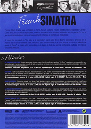 Col. Frank Sinatra (El Coronel Von Ryan / Can-Can Año 1896 / Hampa Dorada / La Mujer De Cemento /Cenizas Bajo El Sol) [DVD]