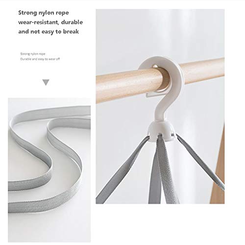 Colgante De Malla De Secado Cesta De La Red, Al Aire Libre De La Red De Secado, Cesta De Almacenamiento Plegable De Secado Rack para Sujetador, Lencería, Calcetines,Gris,Large Double Layer