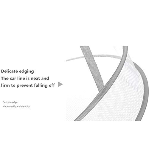 Colgante De Malla De Secado Cesta De La Red, Al Aire Libre De La Red De Secado, Cesta De Almacenamiento Plegable De Secado Rack para Sujetador, Lencería, Calcetines,Gris,Large Double Layer