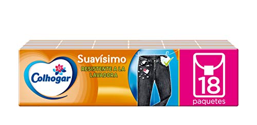 Colhogar Pañuelos Compactos 18 Paquetes (Resistentes A La Lavadora)
