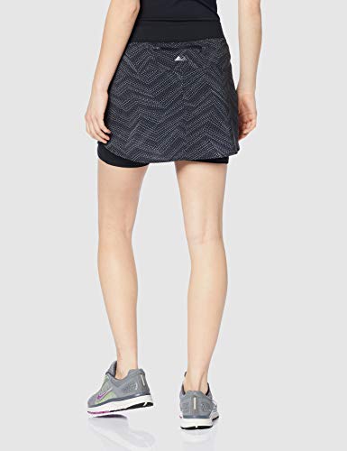 Columbia 1842491 TITAN ULTRA SKORT, Falda pantalón, Mujer, Poliéster/Elastano, Negro (Black/Black Print), Talla US: XL, EU: XL
