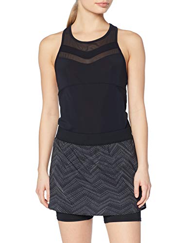 Columbia 1842491 TITAN ULTRA SKORT, Falda pantalón, Mujer, Poliéster/Elastano, Negro (Black/Black Print), Talla US: XL, EU: XL