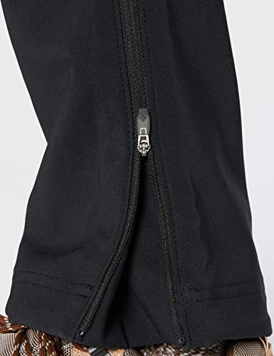 Columbia Back Beauty Passo Alto Pantalones térmicos de Senderismo para Mujer, Negro, 14/R