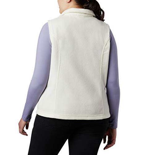 Columbia Benton Springs Vest Chaleco con forro, Tiza, XS para Mujer