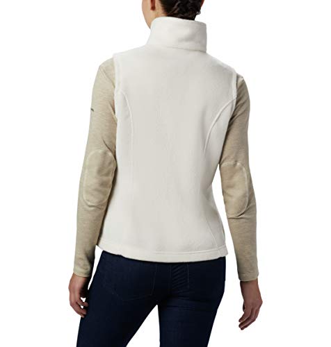 Columbia Benton Springs Vest Chaleco con forro, Tiza, XS para Mujer