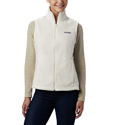 Columbia Benton Springs Vest Chaleco con forro, Tiza, XS para Mujer
