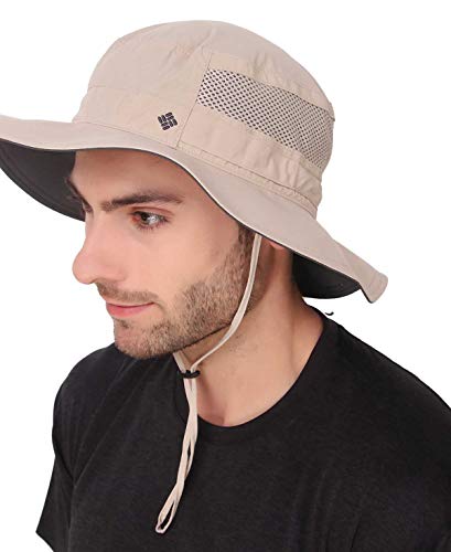 Columbia Bora Bora Booney, Sombrero unisex, Fibra sintética, Color: Beige (Fossil), Talla Universal (Ajustable), Art. 1447091