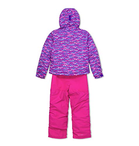 Columbia Buga Conjunto para la Nieve, Niños, Mezclar rosa / púrpura (Pink Clover Trees), Talla: 3T