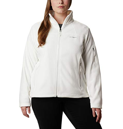 Columbia Fast Trek II Forro Polar con Cremallera, Mujer, Blanco (Sea Salt), XL