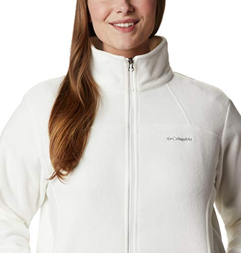 Columbia Fast Trek II Forro Polar con Cremallera, Mujer, Blanco (Sea Salt), XL