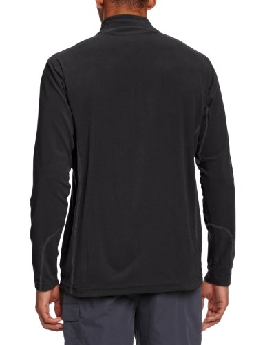 Columbia Klamath Range II Forro Polar con Media Cremallera, Hombre, Negro, M